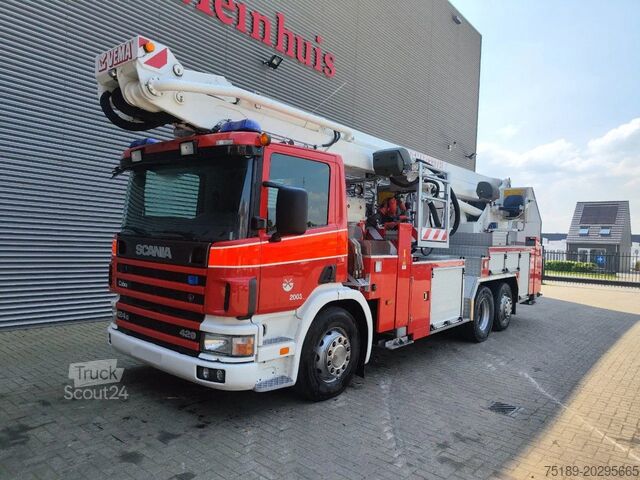 Platforma podnosząca Scania P124-420 6x2 Vema 333 TFL-E Firetruck