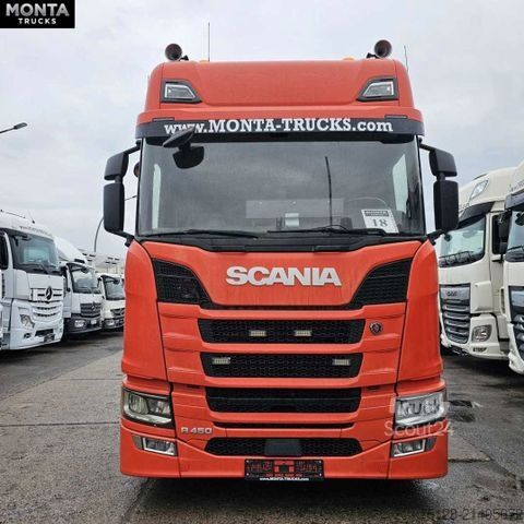 Tūrinis vilkikas SCANIA R450, LowDeck, Retarder, Leder, Stanklimaig KM!