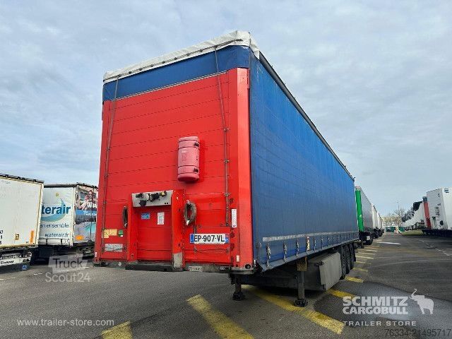 Semi-reboque aberto com lona Schmitz Cargobull Semitrailer Curtainsider Standard