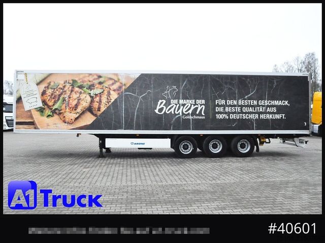 Køletrailer KRONE SDR 27, Rohrbahnen, Fleisch, Meat, Liftachse