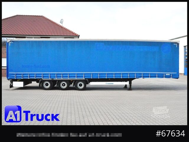 Åben sættevogn med presenning KRONE SD, Tautliner Mega, 1 Vorbesitzer