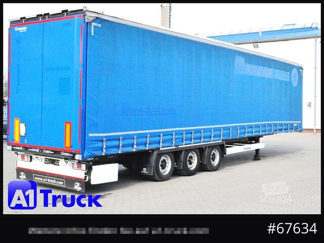 Åben sættevogn med presenning KRONE SD, Tautliner Mega, 1 Vorbesitzer