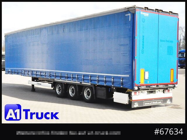 Åben sættevogn med presenning KRONE SD, Tautliner Mega, 1 Vorbesitzer