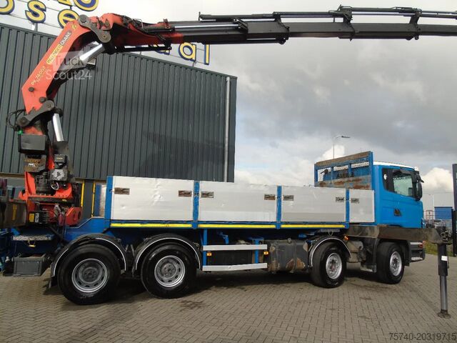 Camião-grua Scania G480 4 axle + palfinger crane PK74002 + JIB