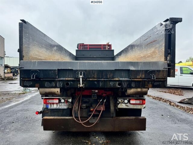 Kablio rankenos sistema Volvo FH540 Tridem Hooklift Truck with Snow Plough Equip