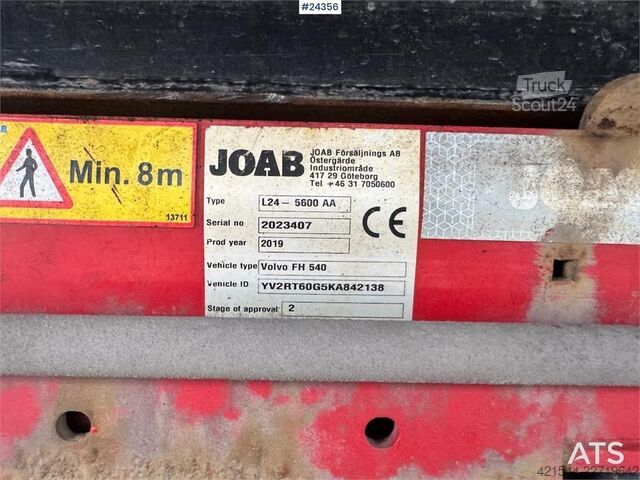 Kablio rankenos sistema Volvo FH540 Tridem Hooklift Truck with Snow Plough Equip