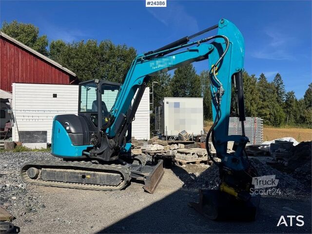 Mini ekskavatorius Airman AX55U-6A Mini Excavator with Rototilt, 3 Buckets,