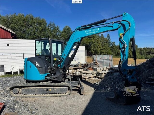 Mini ekskavatorius Airman AX55U-6A Mini Excavator with Rototilt, 3 Buckets,