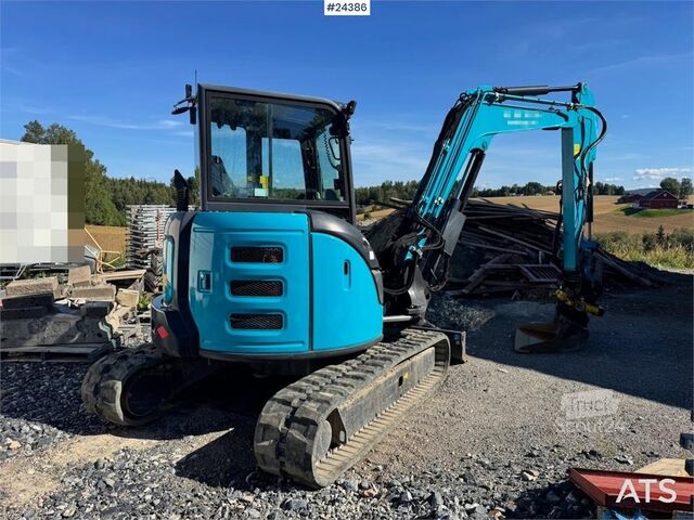 Mini ekskavatorius Airman AX55U-6A Mini Excavator with Rototilt, 3 Buckets,