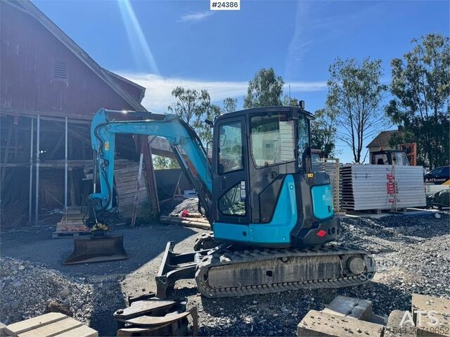 Mini ekskavatorius Airman AX55U-6A Mini Excavator with Rototilt, 3 Buckets,