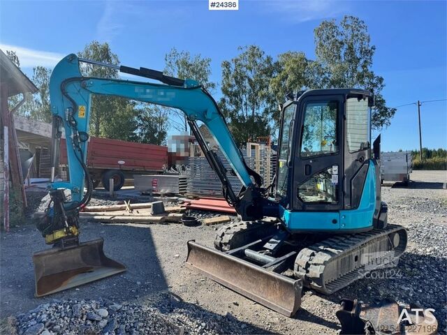Mini ekskavatorius Airman AX55U-6A Mini Excavator with Rototilt, 3 Buckets,