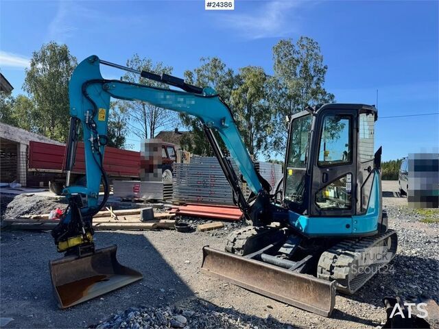 Mini ekskavatorius Airman AX55U-6A Mini Excavator with Rototilt, 3 Buckets,