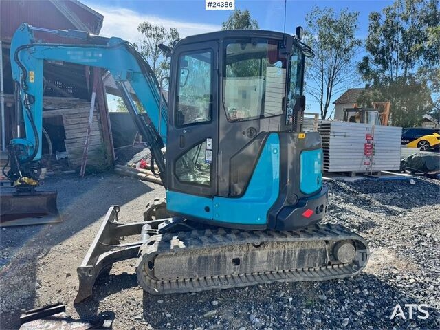 Mini ekskavatorius Airman AX55U-6A Mini Excavator with Rototilt, 3 Buckets,