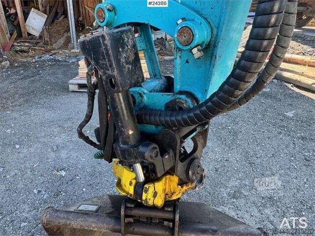 Mini ekskavatorius Airman AX55U-6A Mini Excavator with Rototilt, 3 Buckets,