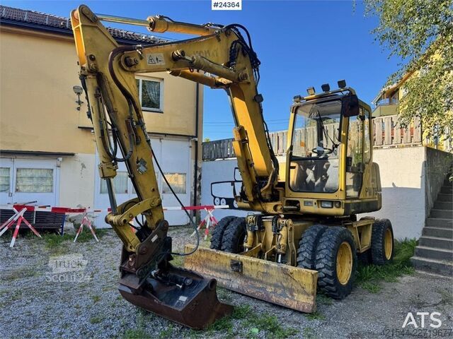 Ratinis ekskavatorius Komatsu PW75 Wheeled Excavator w/ Tilting Grading Bucket –