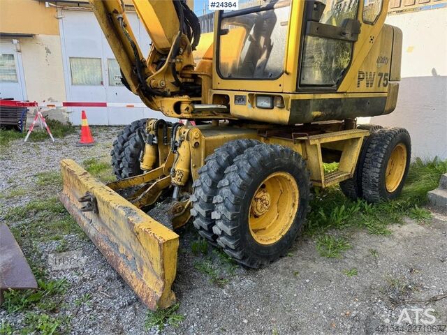 Ratinis ekskavatorius Komatsu PW75 Wheeled Excavator w/ Tilting Grading Bucket –
