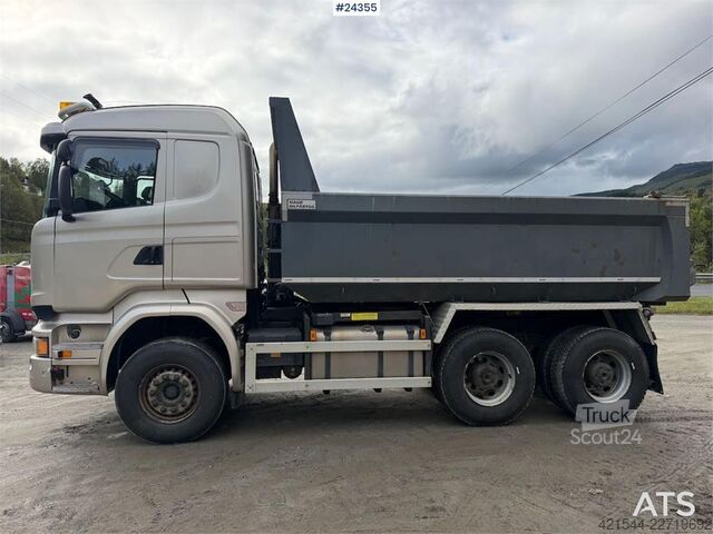 Savivartis Scania R730 6x4 tipper truck w/ 2007 Istrail triple trail