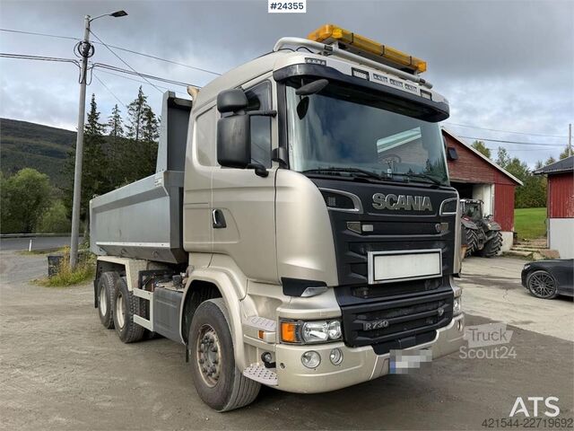 Savivartis Scania R730 6x4 tipper truck w/ 2007 Istrail triple trail