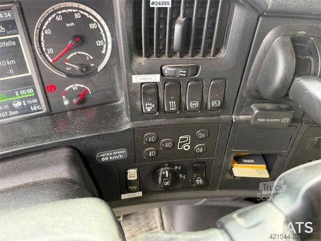Savivartis Scania R730 6x4 tipper truck w/ 2007 Istrail triple trail