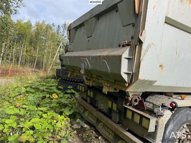 Savivartis Scania R730 6x4 tipper truck w/ 2007 Istrail triple trail