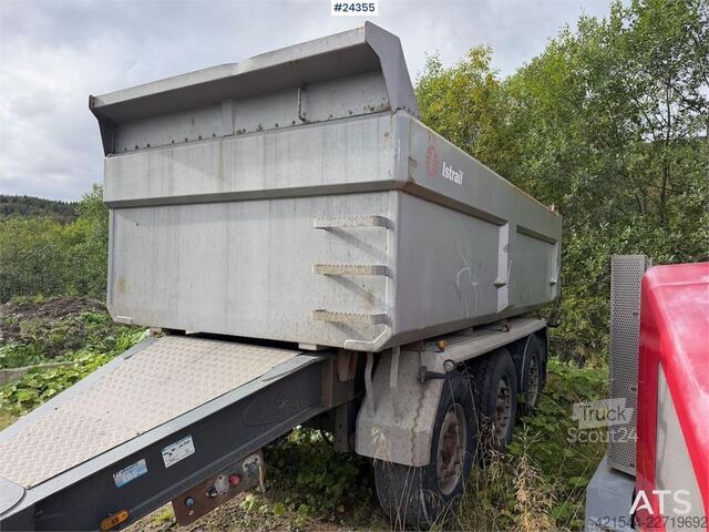 Avfallsbil Scania R730 6x4 tipper truck w/ 2007 Istrail triple trail