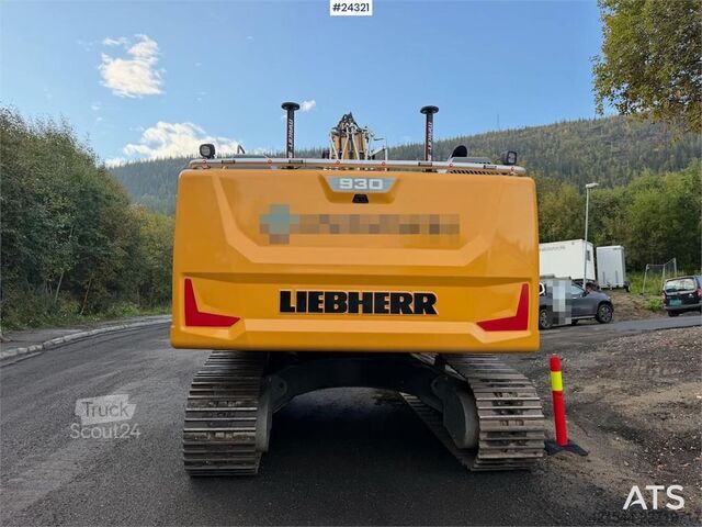 Koparka gąsienicowa Liebherr R930 LC excavator w/ 2 buckets and GPS. WATCH VIDE