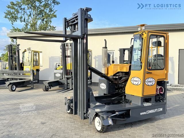 Четырёхходовой вилочный погрузчик Combilift C3000 GAS DUPLEX 4500 FREE LIFT CABIN
