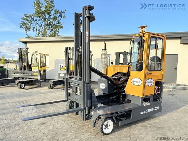 Четырёхходовой вилочный погрузчик Combilift C3000 GAS DUPLEX 4500 FREE LIFT CABIN