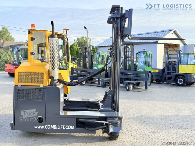 Четырёхходовой вилочный погрузчик Combilift C3000 GAS DUPLEX 4500 FREE LIFT CABIN