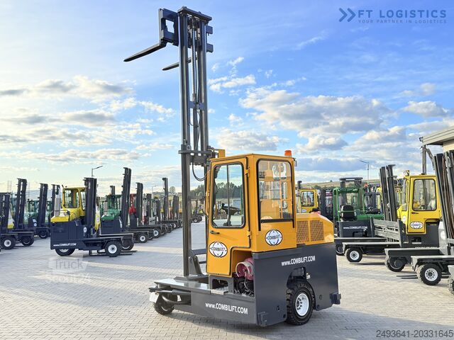 Четырёхходовой вилочный погрузчик Combilift C3000 GAS DUPLEX 4500 FREE LIFT CABIN