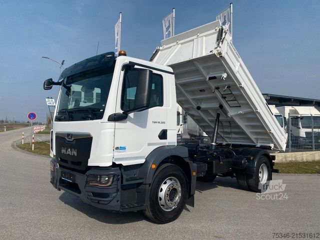 Dreiseitenkipper LKW MAN TGM18.320/4x2/Meiller/Kipper/NL10,7to/Nur 42 tkm