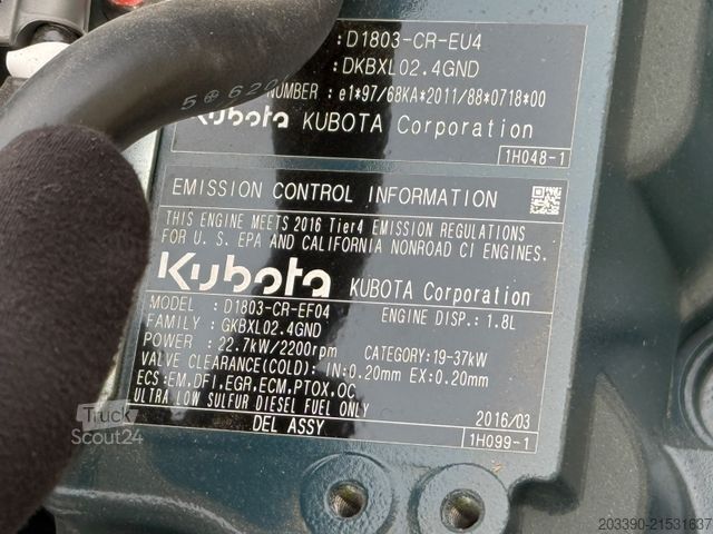 Autre KUBOTA D1803-CR-EU4 Motor / Unbenutzt / Neuwertig