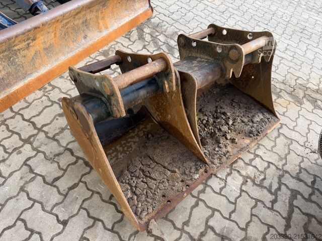 Mini-pelle KUBOTA KX080-4 / ZSA / 3 x Löffel / VAH / Deutsch