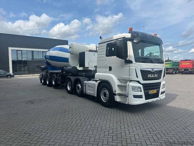 Blender MAN TGS 26.420 6x2 + Mixeroplegger 15 m3 Euro 6