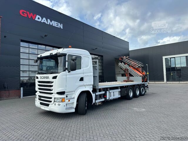 Žeriavové vozidlo Scania R490 8x4 Tridem Fassi F660 + Fly Jib Euro 6