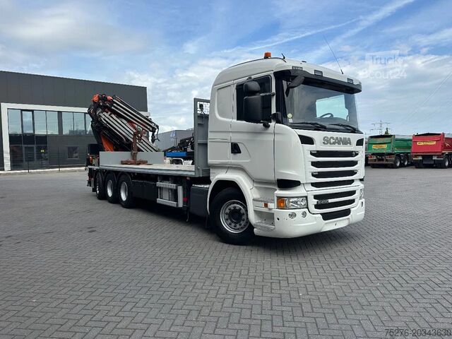 Žeriavové vozidlo Scania R490 8x4 Tridem Fassi F660 + Fly Jib Euro 6