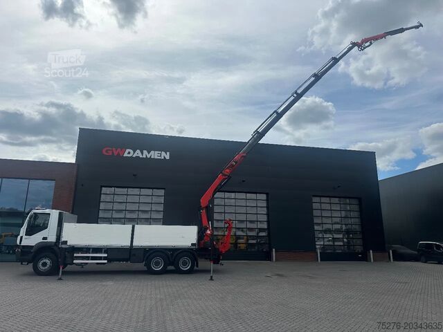 Vrachtwagen met kraan Iveco Trakker 360 6x4 Palfinger PK 33002-EH E + Fly J...