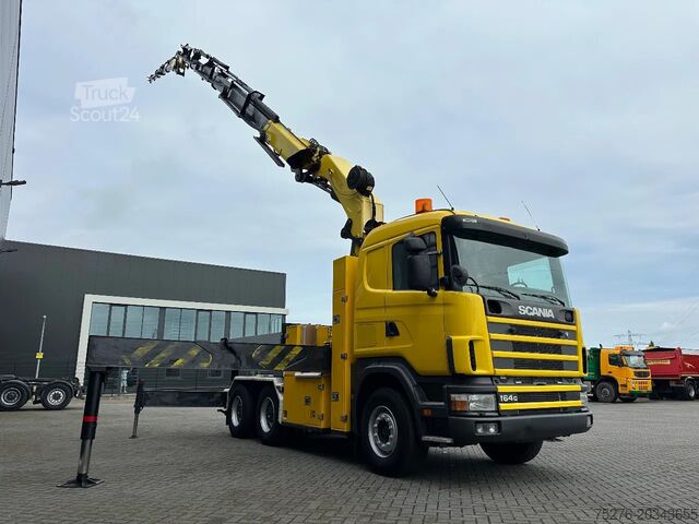 Zware belasting Scania R164-580 V8 6x4 Tractor unit Palfinger PK 56002...