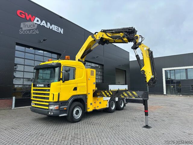 Zware belasting Scania R164-580 V8 6x4 Tractor unit Palfinger PK 56002...