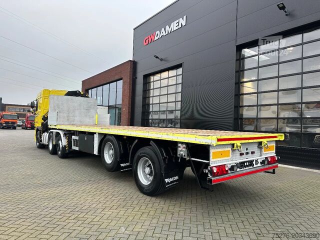 Standaard-SZM DAF XF 105 410 6x2 Palfinger PK 20002 + Tracon Trailer