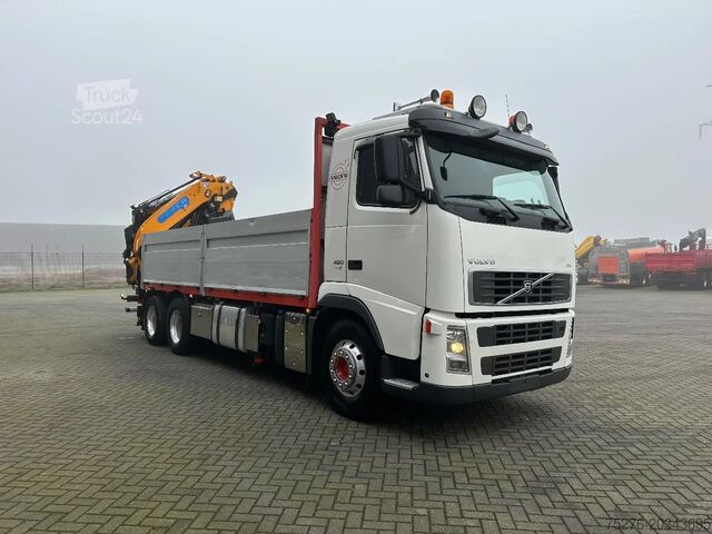 Camion-grue Volvo FH 480 6x4 Effer 525/6S + Fly Jib 6S ,Winch Euro 5