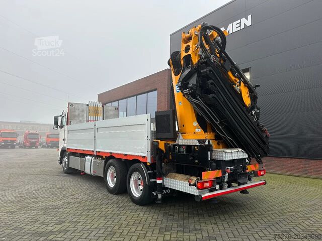 Camion-grue Volvo FH 480 6x4 Effer 525/6S + Fly Jib 6S ,Winch Euro 5