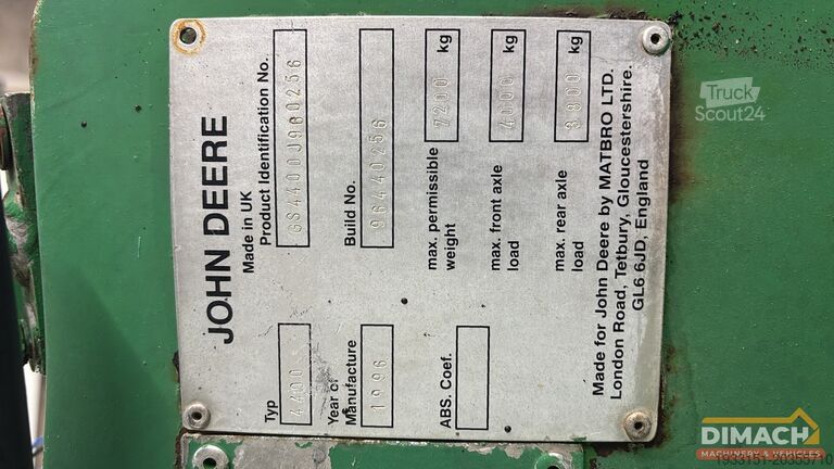 Телескопический погрузчик John Deere 4400 John Deere 4400 verreiker met motorproblem...