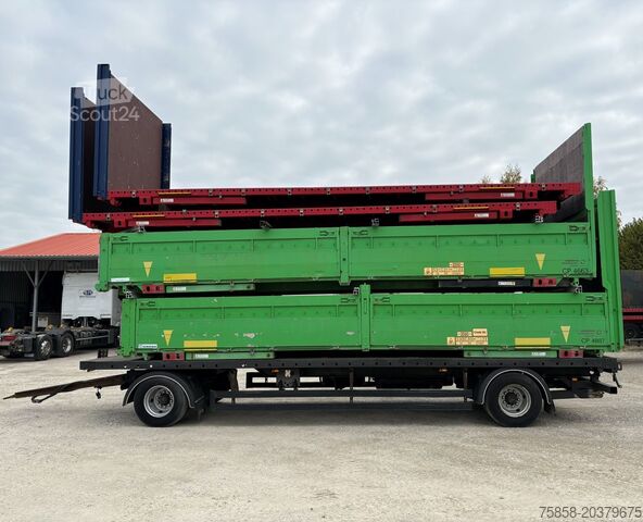 Swap body Krone Baustoff 7,45m Zurringe Bordwände Türen