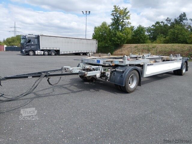 Reboque com plataforma rebaixada Müller-Mitteltal TM 2 18 Mulden-Tieflader Container