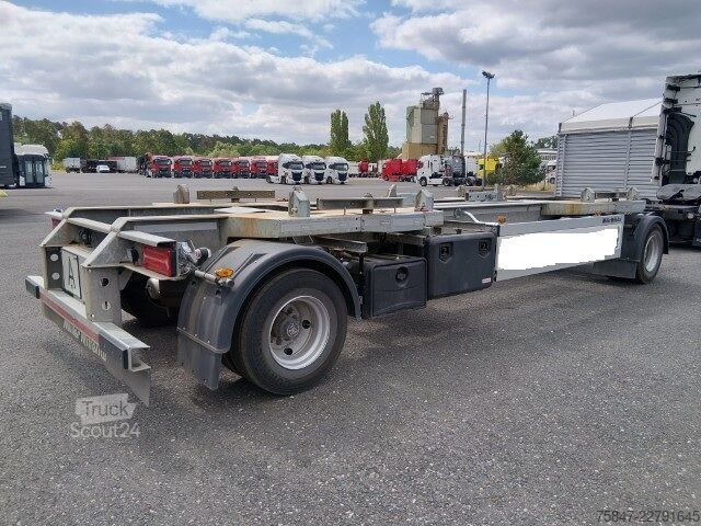Reboque com plataforma rebaixada Müller-Mitteltal TM 2 18 Mulden-Tieflader Container