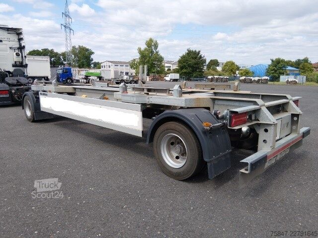 Reboque com plataforma rebaixada Müller-Mitteltal TM 2 18 Mulden-Tieflader Container