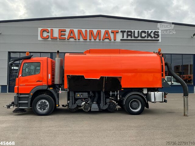 Cestný zametací stroj Mercedes-Benz Axor 1833 4x4 Schörling SORF Schienenreinigungs...