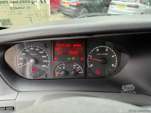 Φορτηγό πλατφόρμα με γερανό Iveco 50C14 Erdgas/CNG Hiab kran/crane Pritsche