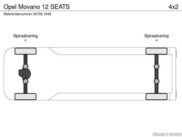 Мікроавтобус Opel Movano 12 SEATS
